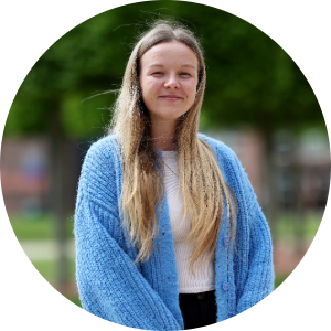 Headshot of Amy Charles taken on the University of Liverpool campus