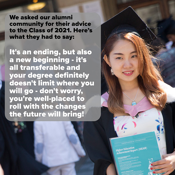 It's an ending, but also a new beginning - it's all transferable and your degree definitely doesn't limit where you will go - don't worry, you're well-placed to roll with the changes the future will bring!