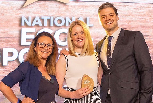 Charlotte Norman receives 'Young Farm Vet of the Year' award