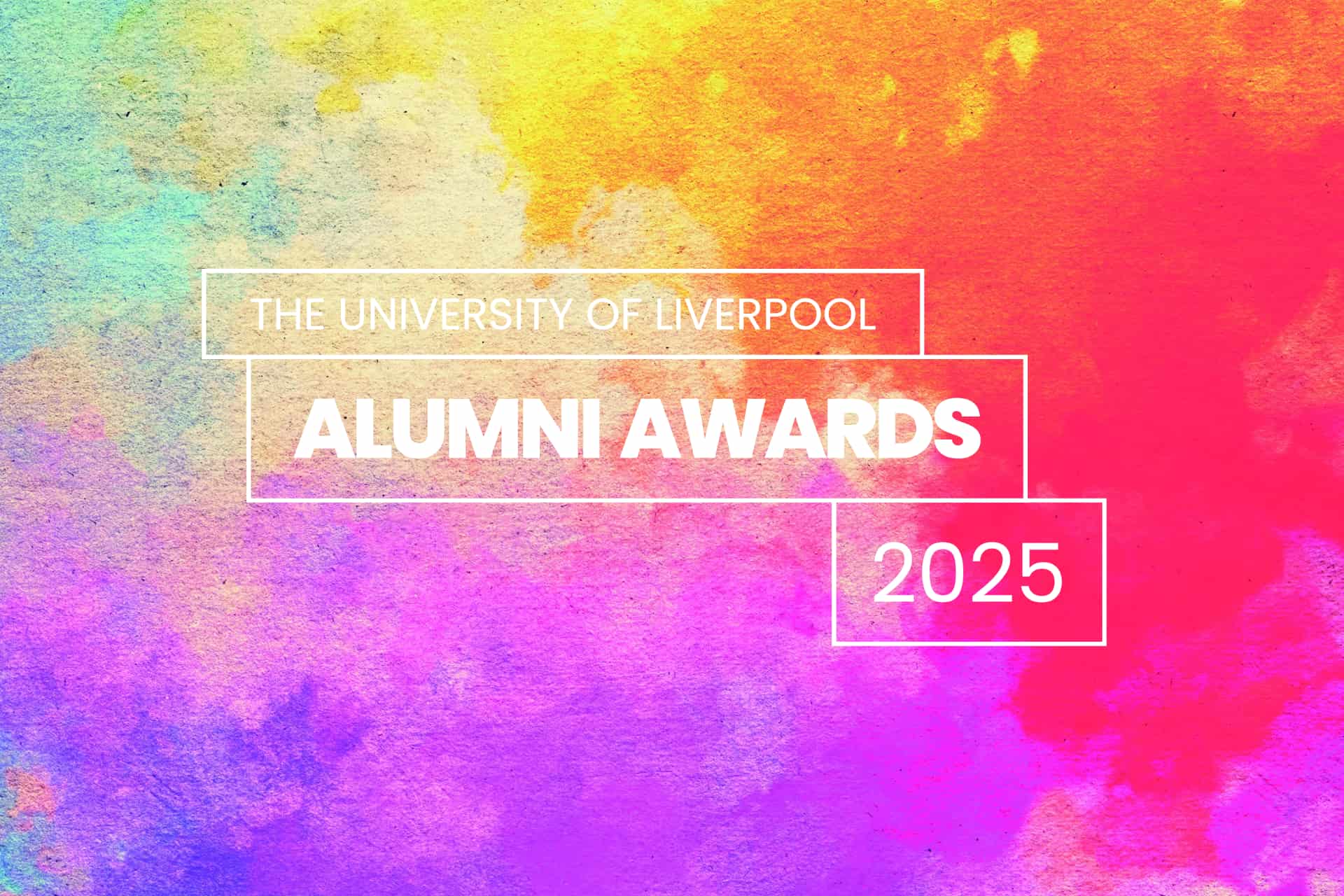 Text reads: University of Liverpool Alumni Awards 2025