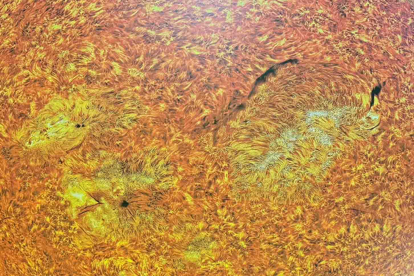 Images of the sun up close
