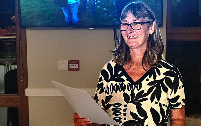 Hilary Bishop pictured at Lackagh Heritage Centre, County Galway, Ireland