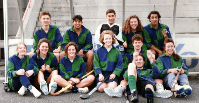 John and Liverpool Medics Hockey Team, NAMS champions 1992