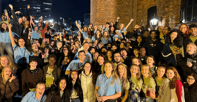 Group photo of one of the LMSS welcome events