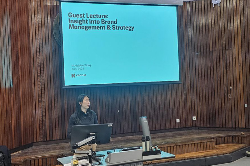 Someone giving a presentation