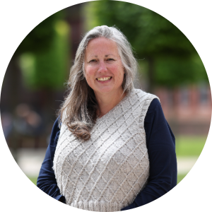 Headshot of Sarah Green taken on the University of Liverpool campus