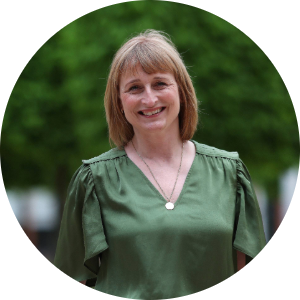 Headshot of Lisa Gerraty taken on the University of Liverpool campus