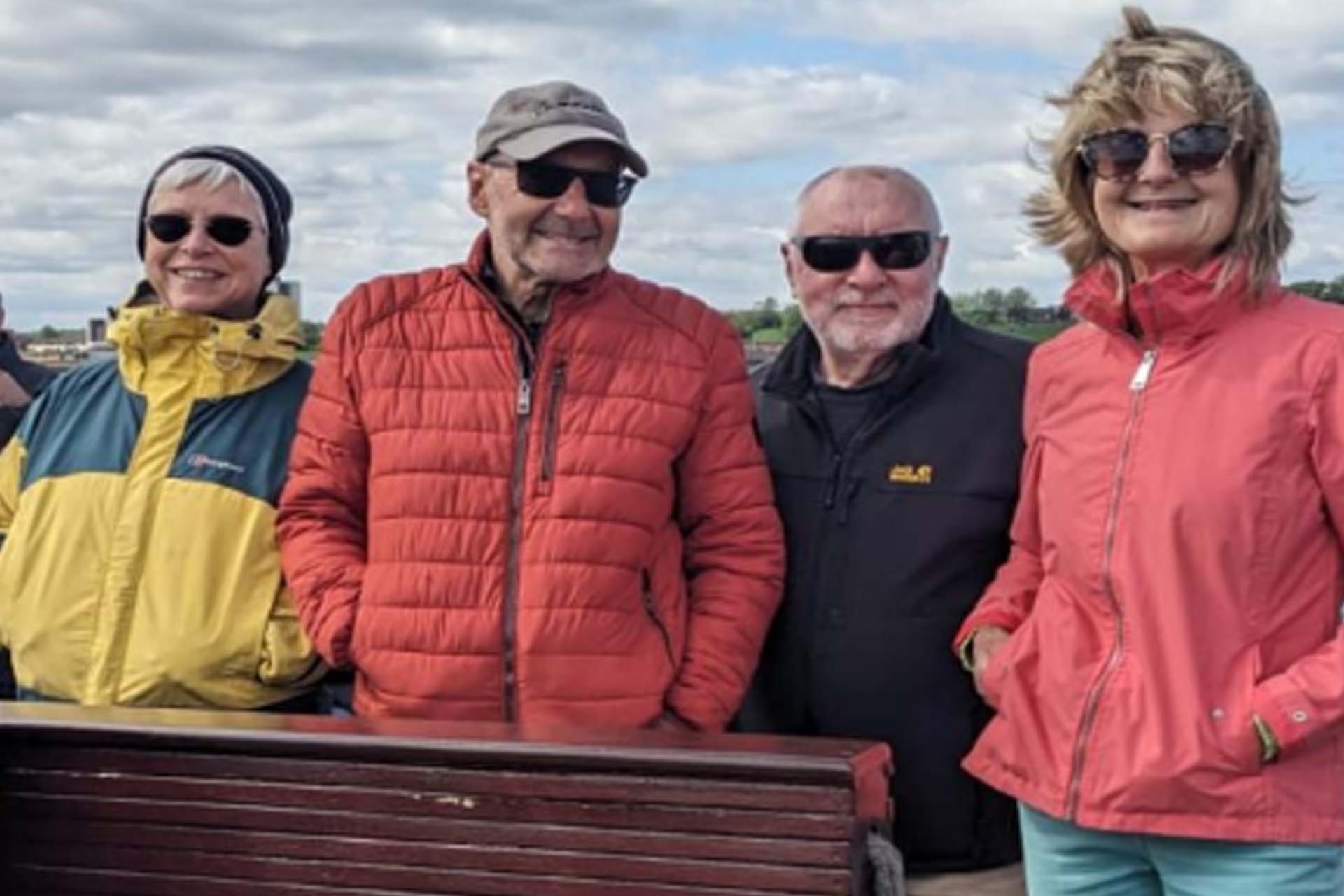 Group of people on a boat