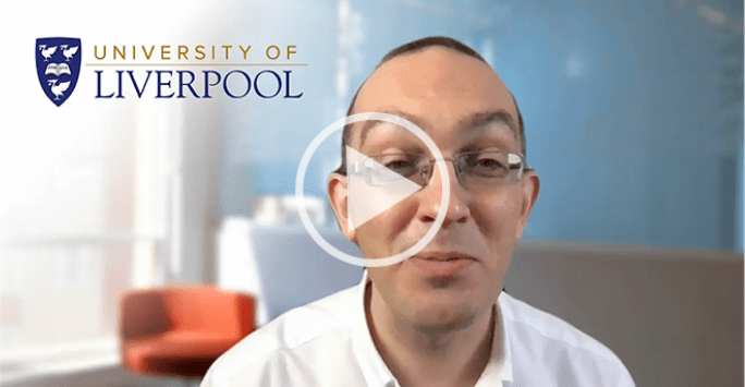 Professor Dan Perry in a video interview with the School of Medicine